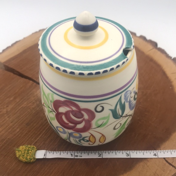 VTG Poole Pottery Lidded Preserve/Honey Jar 287 Handmade & Handpainted - Picture 11 of 11